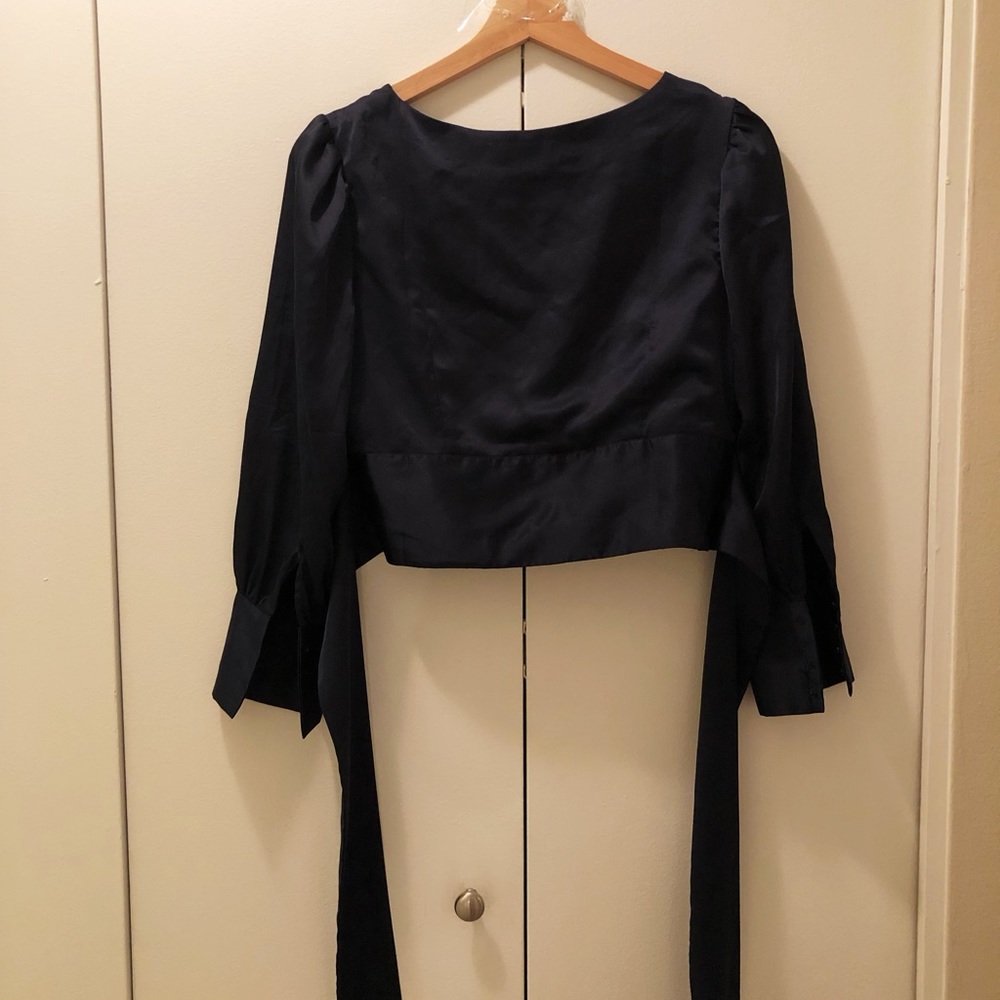 Petite Studio buvette blouse - navy size XS